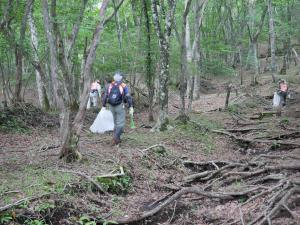 高原山パトロール登山道