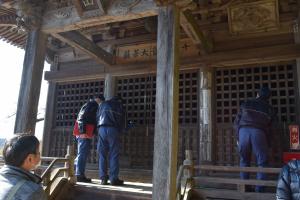 田野原観音堂訓練