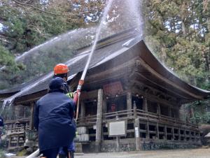 寺山観音寺訓練