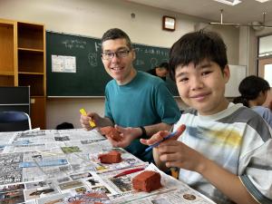 土器やハニワの勉強もできてハニワ作りも楽しかったよ！