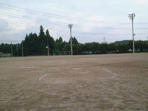 片岡運動場の野球コートの写真