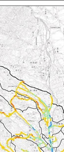 空間放射線量率分布図の画像2