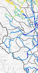 空間放射線量率分布図の画像5