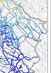 空間放射線量率分布図の画像6