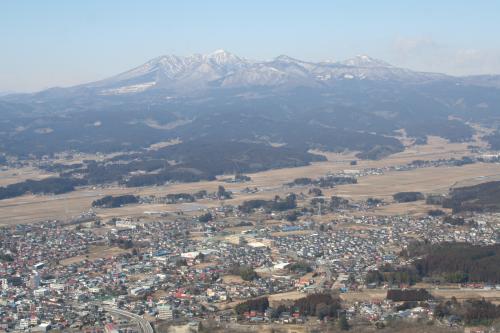 矢板市の航空写真