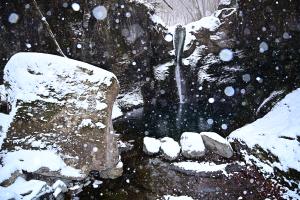 幻滝雪景の写真