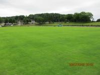 サッカー場の芝生化改設