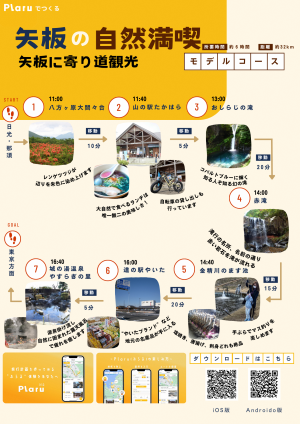 矢板の自然満喫モデルコース